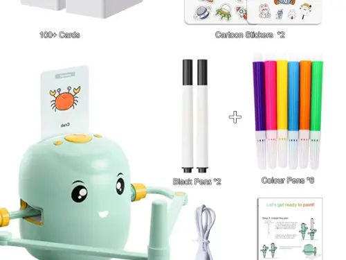 🎨 Music Interactive Drawing Robot - Art Learning Made Fun!