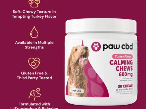 Broad Spectrum CBD Dog Calming Chews 🦴 – Natural Stress Relief for Your Pup!